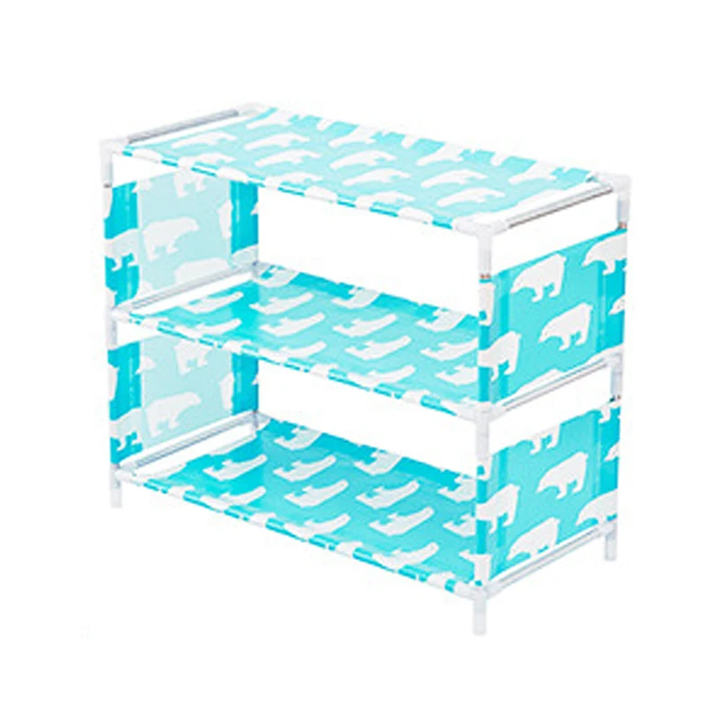 Полка-органайзер сделай сам 3/4 слоев оксфордская ткань железная труба Дверь