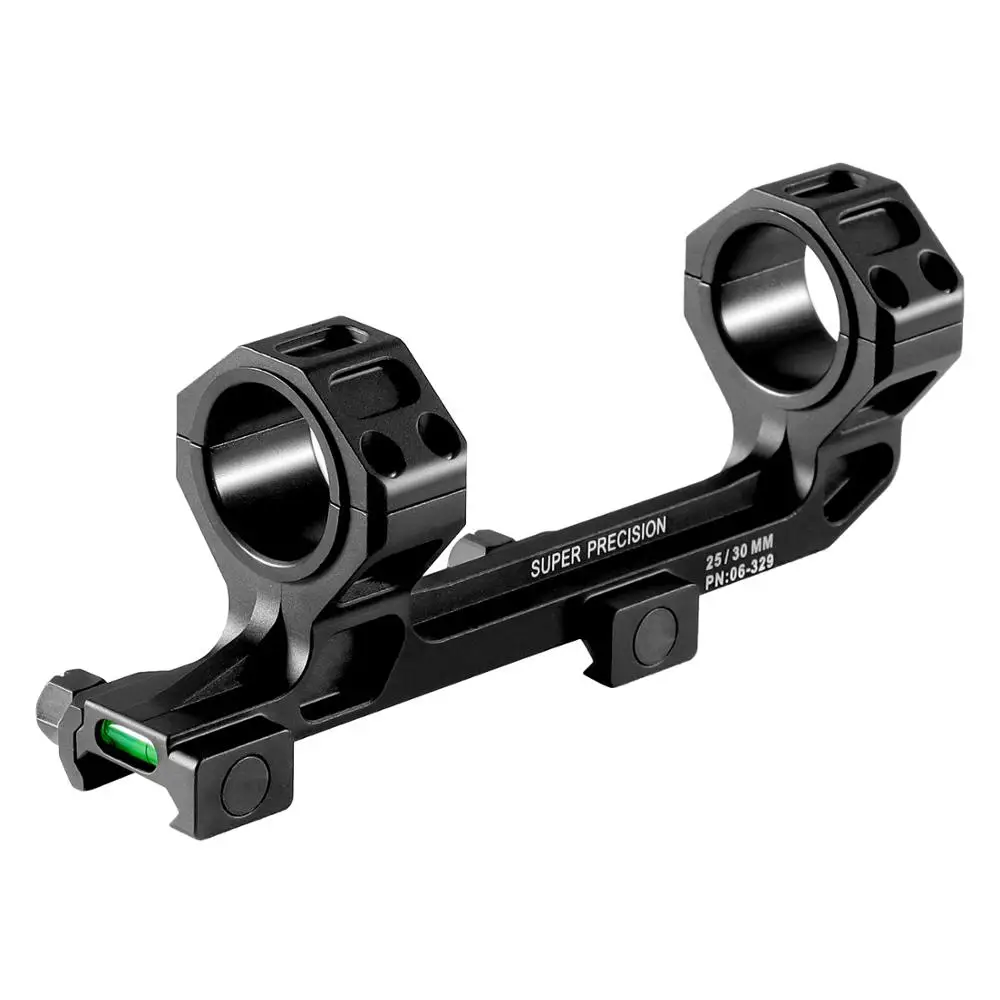 

Adjustable One Piece Scope Rings 25.4mm/30mm Dual Rings Removable Scope Mount With Bubble Level Picatinny Rail Scope Accessories