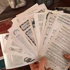 10 листов винтажный буквенный Скрапбукинг материал бумаги для DIY украшения материал ремесла
