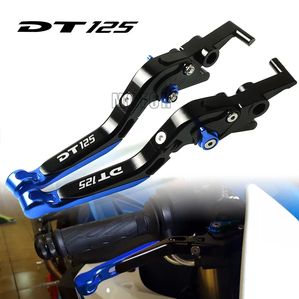 Складные рычаги сцепления для мотоцикла с ЧПУ Yamaha DT125R/DT125RL/DT125RE/DT125LC MK2 MK3/DT125RR DT125 DT