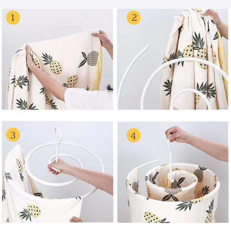 Сушилка спиральная вешалка вращающаяся стойка для хранения сушилка одеяла