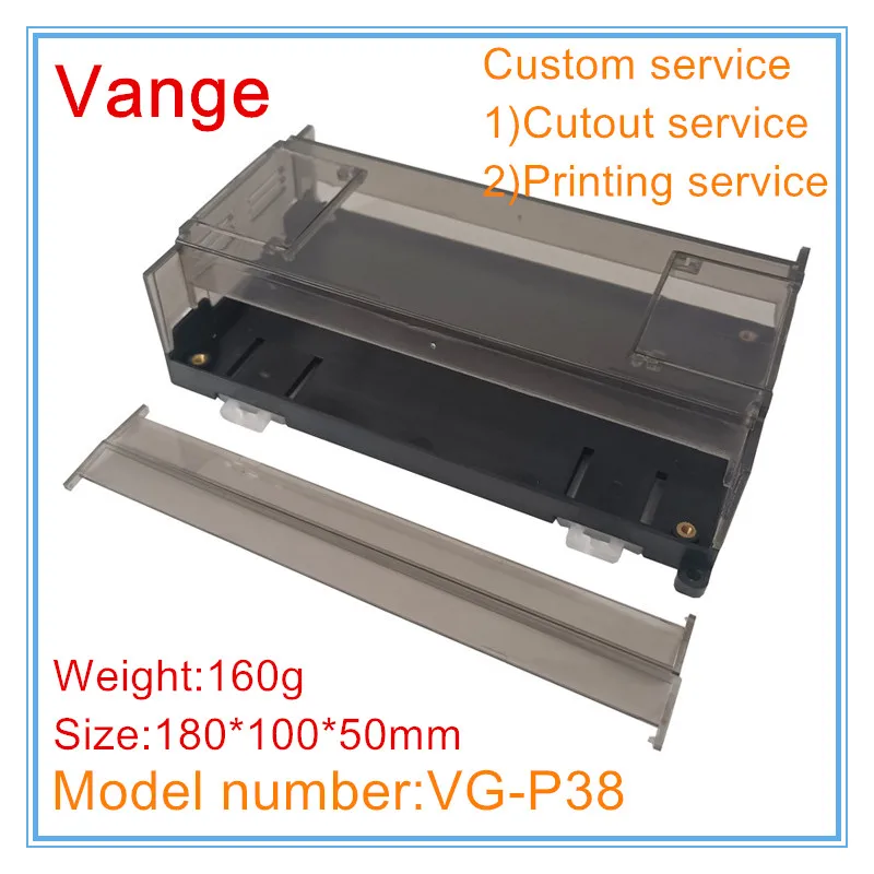 1 шт./лот прозрачная крышка пластиковая проектная Коробка ABS пресс-форма корпус