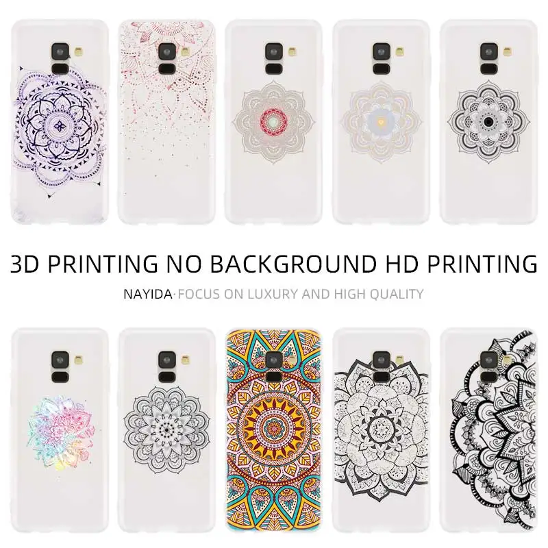 Мягкий чехол для телефона Samsung Galaxy A10 A20 E A30 A40 A70 A50 A60 A80 A90 a10s a20s a30s a70s M40 Цветочная
