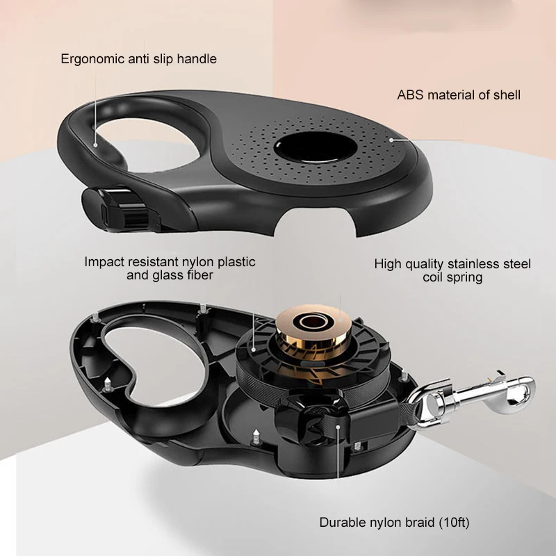 

Extended Anti-Fall And Non-Slip Rubberized Automatic Retractable Dog Leash Pet Leash FAS6