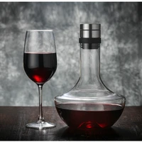 1000ml handmade crystal decanter red wine brandy champagne glasses decanter bottle jug pourer aerator for bar tools