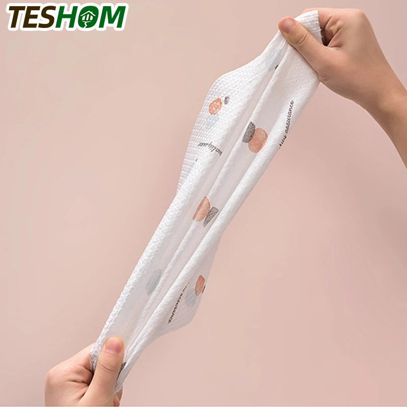 1 рулон чистящих салфеток нетканый материал ленивые тряпки мокрое и сухое