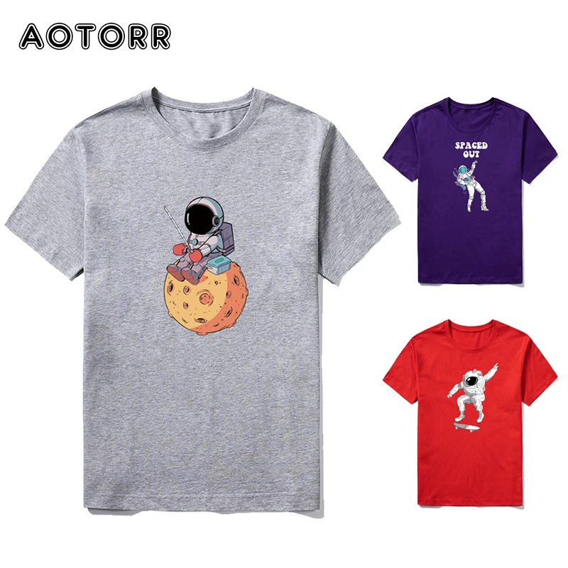 

Summer Cotton T Shirts Men Casual Short-sleeve Tees O-neck Fashion Streetwear Man Sport T-shirt Print Solid Tops 22 Colors 5XL