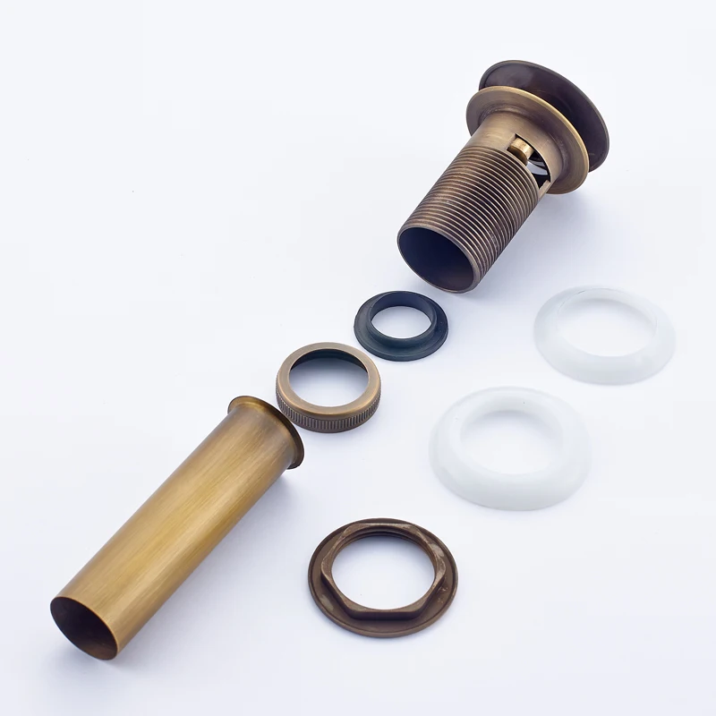 Ванная комната туалет античная латунь слив раковины всплывающие решетки слива