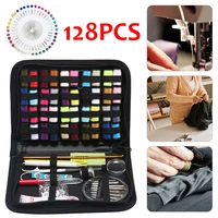 sewing kit multi function needle and thread 128 piece set hand quilting stitching embroidery thread sewing accessories
