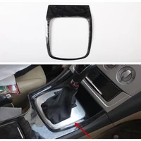 abs carbon fiber car center console gear shift cover trim sticker for ford mondeo 2010 car styling