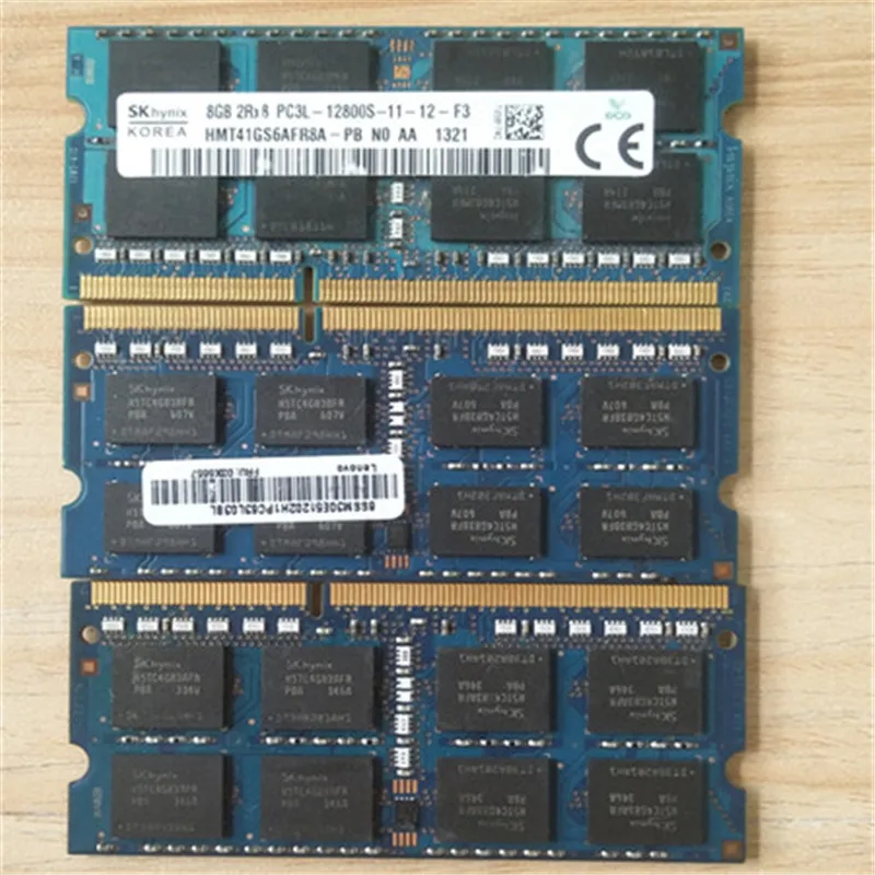 

Sk hynix memoria DDR3 RAMS 8GB 2RX8 PC3L-12800S DDR3 8GB 1600MHz 1.35V Laptop Memory 204 PIN memoria ram for netebook