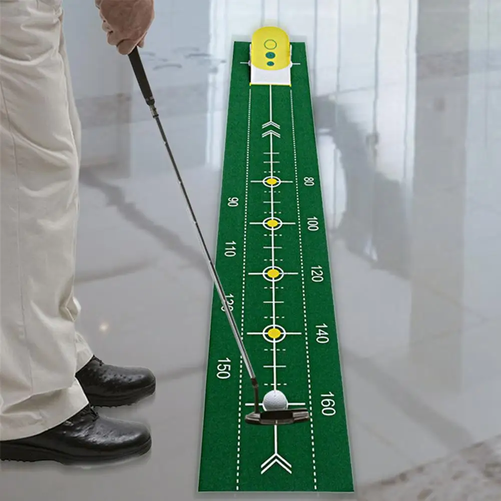 Mini Indoor Golf Practice Blanket Putting Rod Pushing Training Short Grass Design Mat | Спорт и развлечения