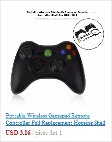 Беспроводной контроллер для microsoft xbox 360 геймпад встроенный двойной моторный игровой контроллер для xbox 360 беспроводной джойстик