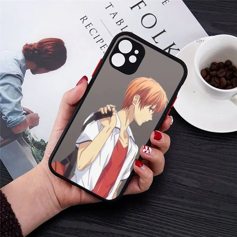 

Fruits Basket Japan anime Phone Case matte transparent For iphone 7 8 11 12 plus mini x xs xr pro max cover