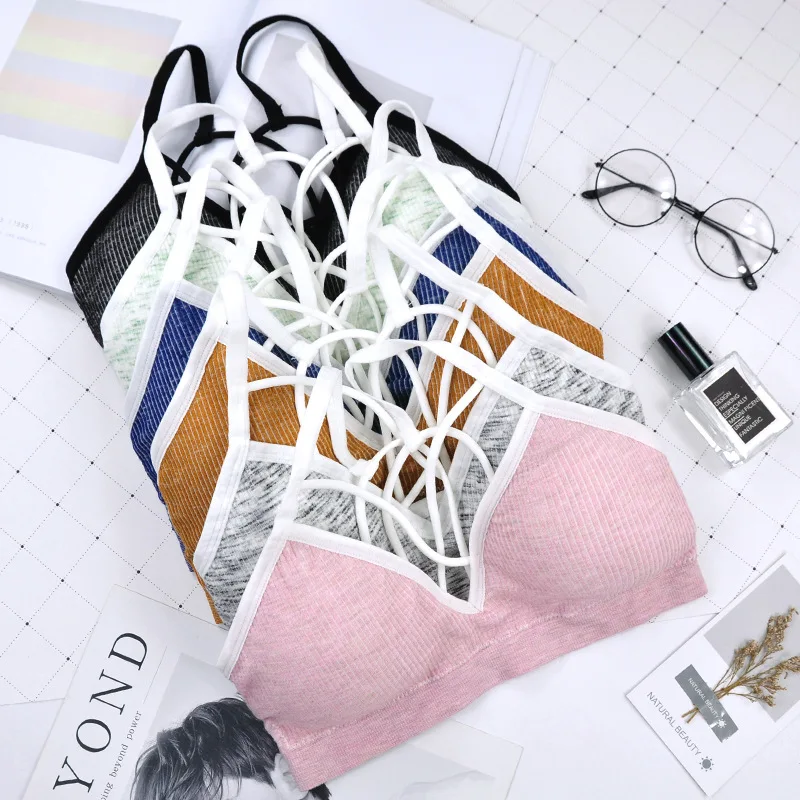 Женский бюстгальтер CHRLEISURE без косточек дышащий эластичный Бралетт для фитнеса