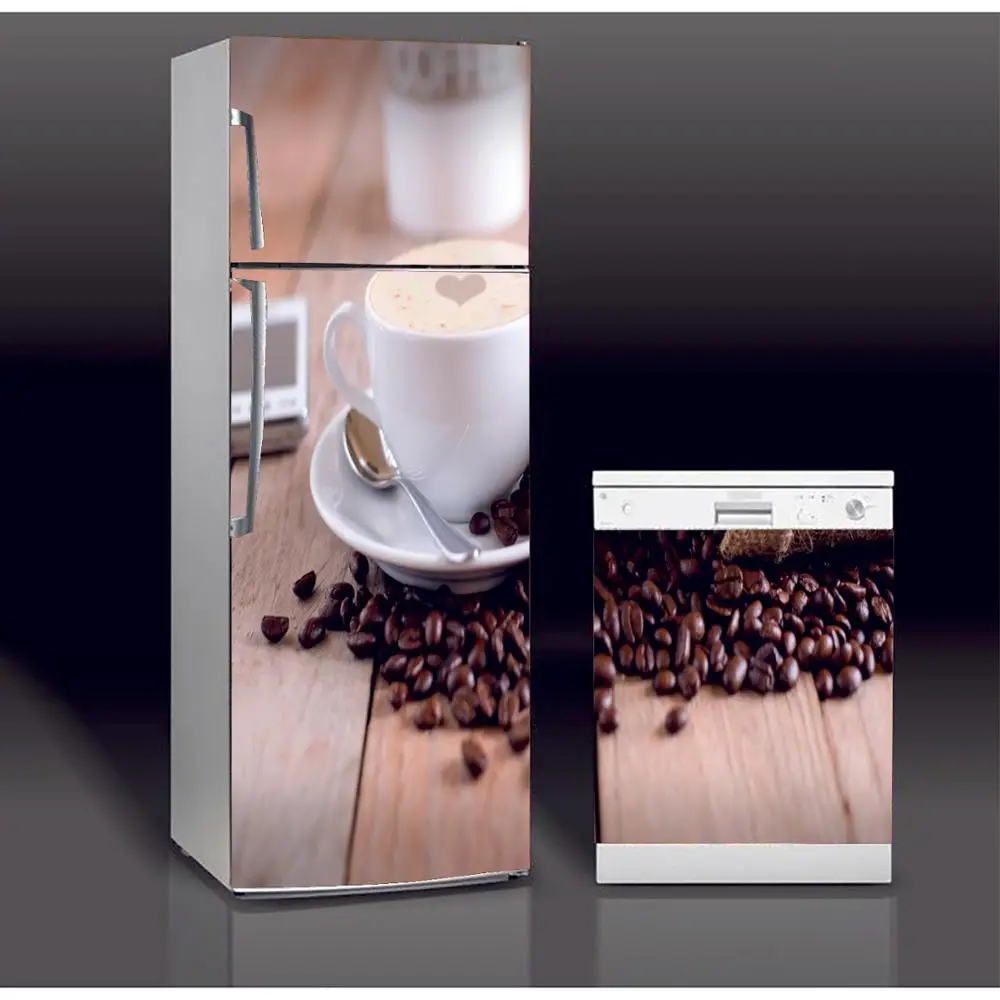 Оптовая продажа наклейка на стену самоклеящаяся чашка для кофе посудомоечная