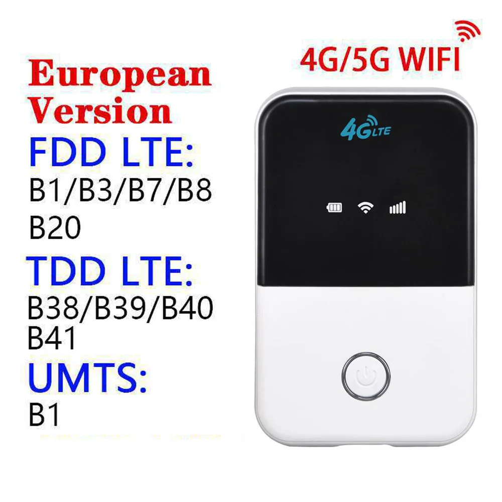 

4G LTE WIFI Router Portable Hotspot Wireless Broadband MiFi Car Mobile Phone Unlocked Modem Router with Sim Card Slot