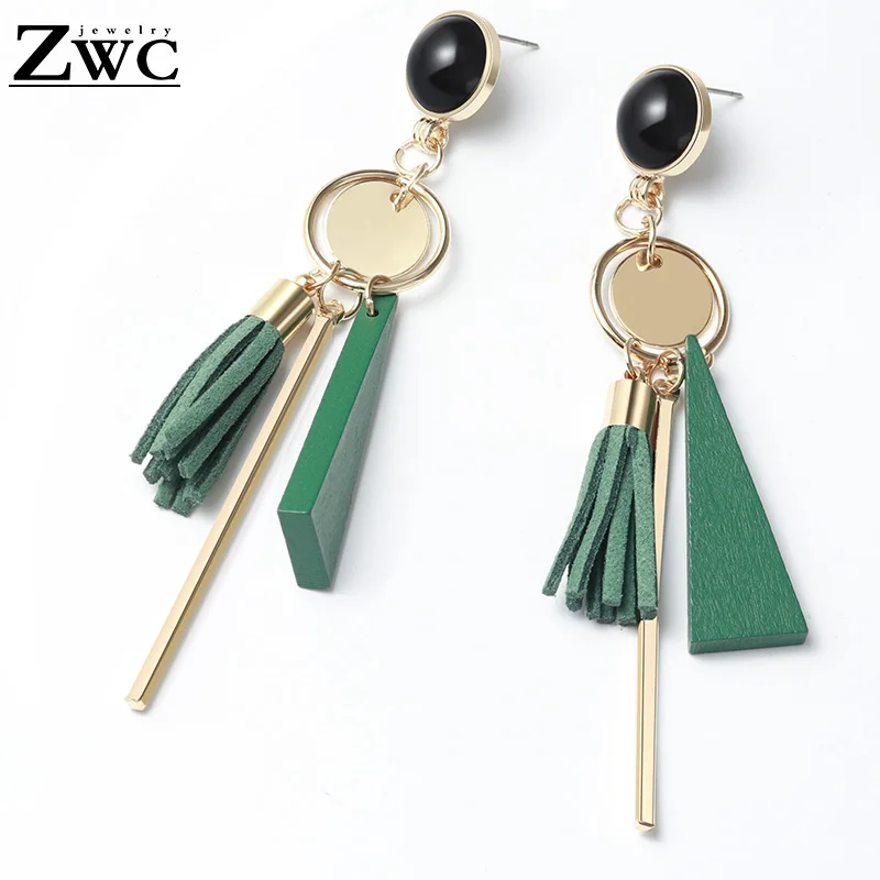 Индивидуальные корейские модные треугольные геометрические деревянные висячие