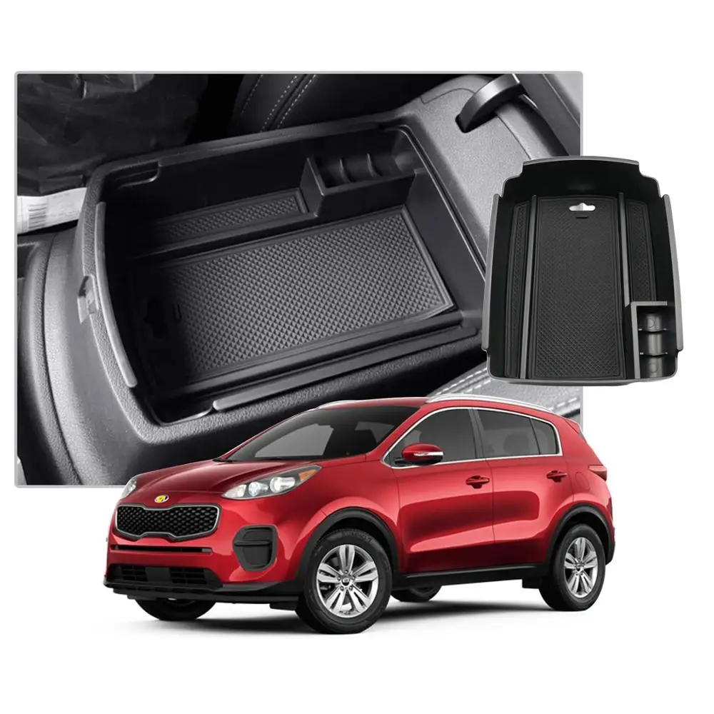 Автомобильный подлокотник LFOTPP ящик для хранения Sportage QL 4 го 2018 2019 2020 центральный
