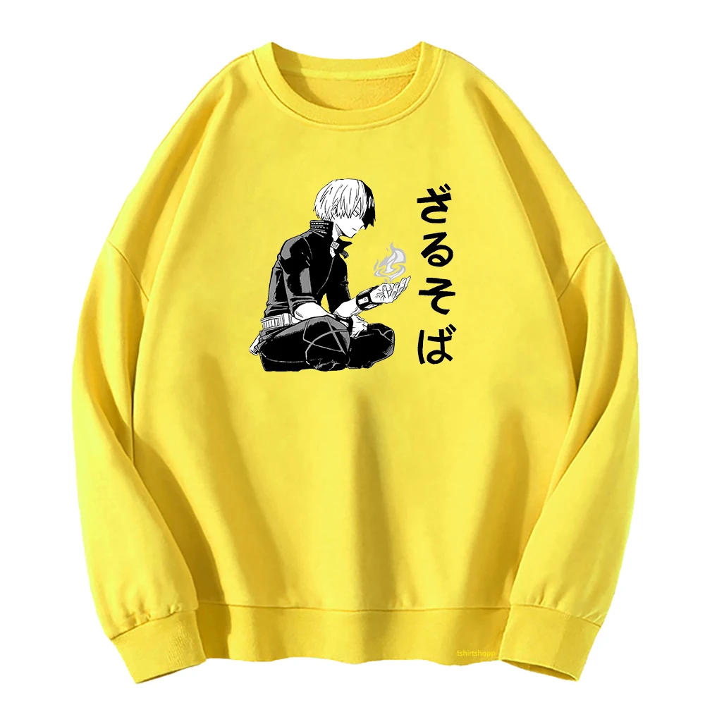 

Anime Shoto Hoodie Women Shoto Todoroki Hoodies Woman New Harajuku Manga My Hero Academia Hoody Crew Neck Pullover Sweatshirt