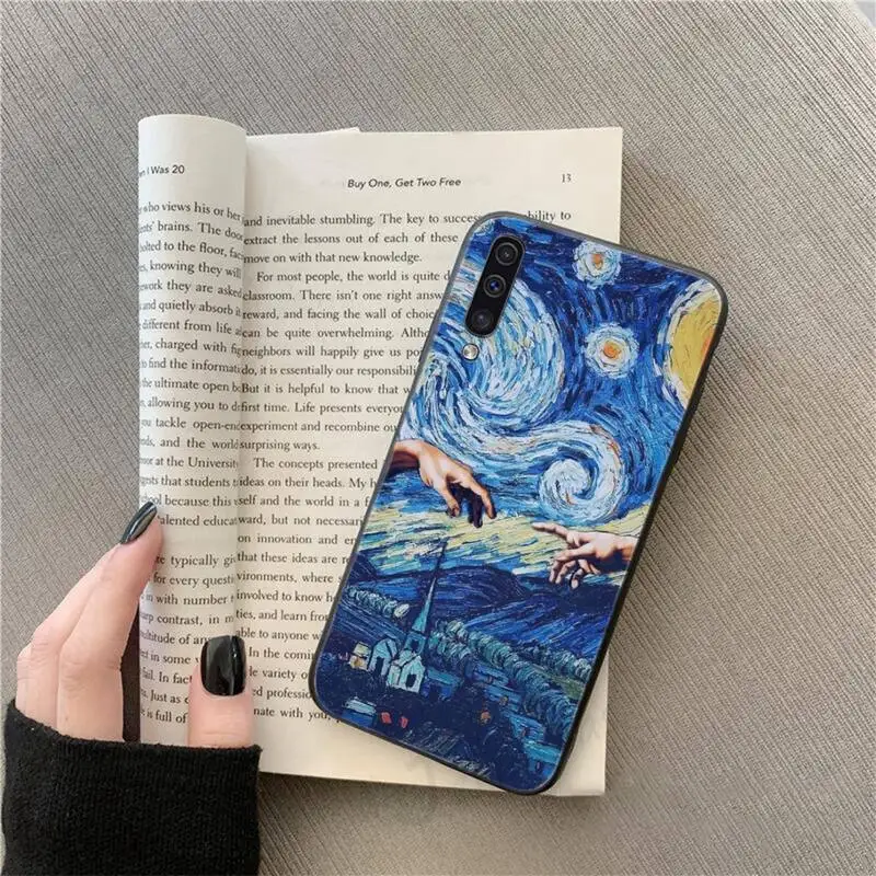 

Oil painting plaster vintage art Phone Case For Samsung galaxy S 9 10 20 A 10 21 30 31 40 50 51 71 s note 20 j 4 2018 plus