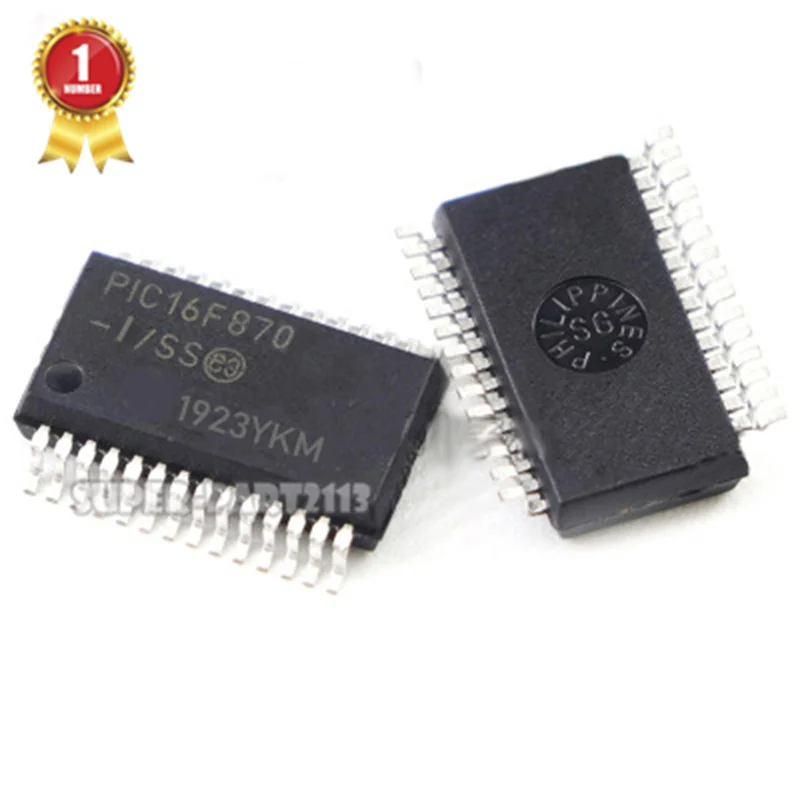 

Бесплатная доставка, 5 шт. Φ/SO PIC16F870 SOP28, новая модель