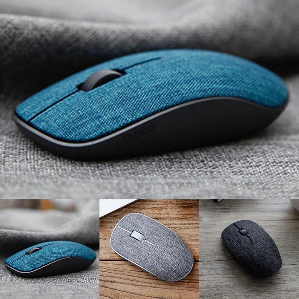 

1000 DPI Gaming With Receiver Fabric USB Wireless Mouse Optical Slim Energy Saving Portable Smooth For PC Laptop Wear Resistance