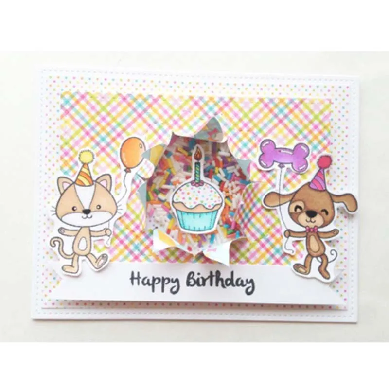 

JC Openable Flower Metal Cutting Dies Scrapbooking Die Cut Card Make Stencil Craft Paper Knife Mold Mould Model Decor Template