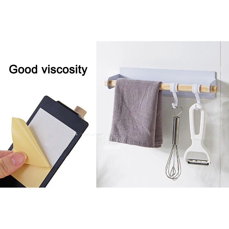 

Adhesive Paper Towel Holder Rack Under Cabinet for Bathroom Kitchen EF