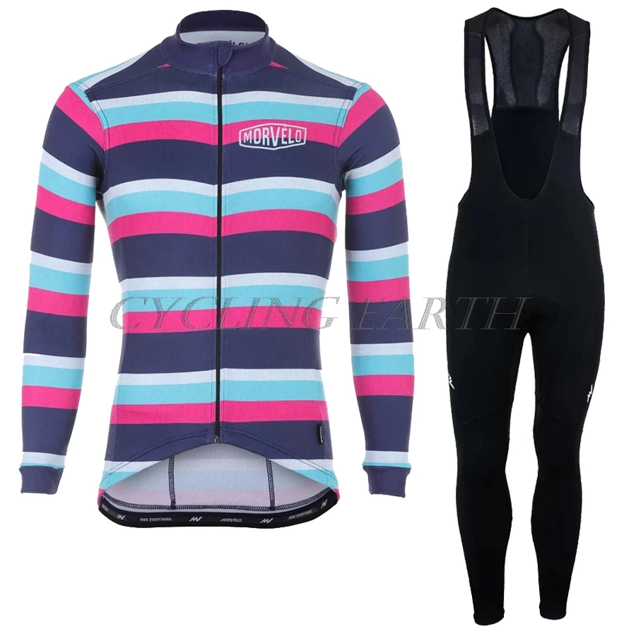 Велосипедная одежда Morvelo осенняя для велоспорта с длинным рукавом Pro Team дышащие
