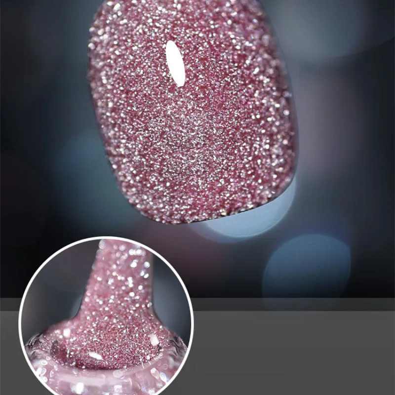 10 мл клей для алмазов диско мерцание светоотражающий блеск ногтей украшение