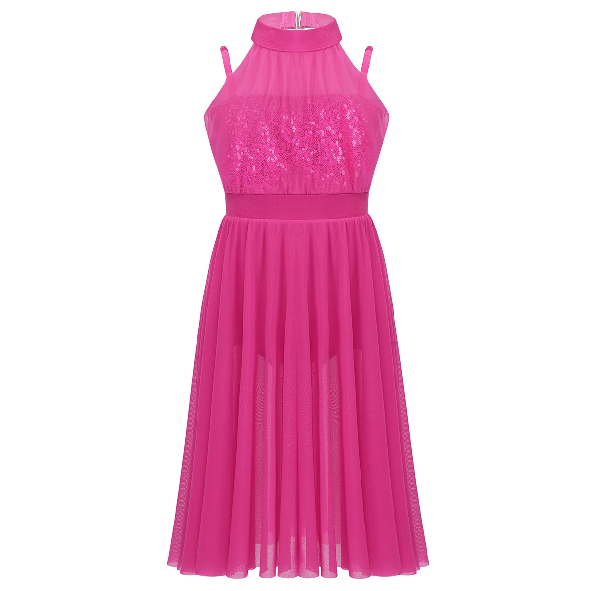 Iiniim/Детская танцевальная одежда для девочек; Vestido de festa; вечерние фатиновые трико с блестками; лирические балетные балетный зал; танцевальное платье-пачка