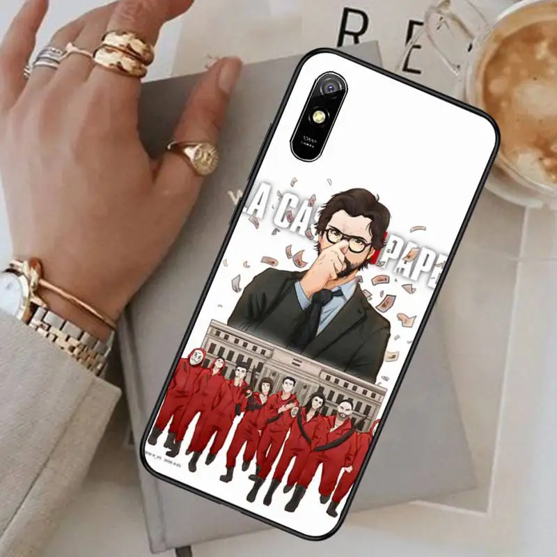 

TV Money Heist House Paper Phone Case For Xiaomi Redmi note 4 4X 8T 9 9s 10 K20 K30 cc9 9t pro lite max