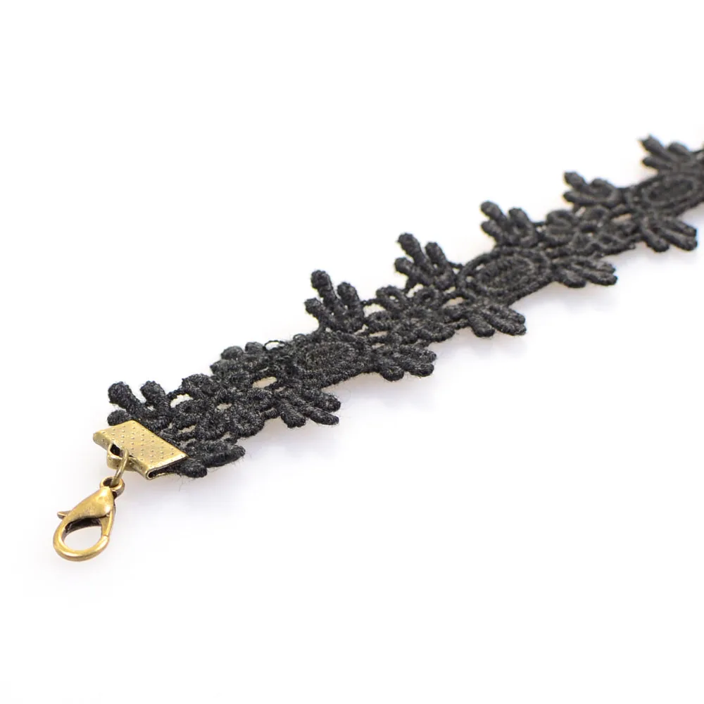 Сексуальный полый кружевной искусственный жемчуг цепочка с кисточками сандалии лодыжки браслет черный