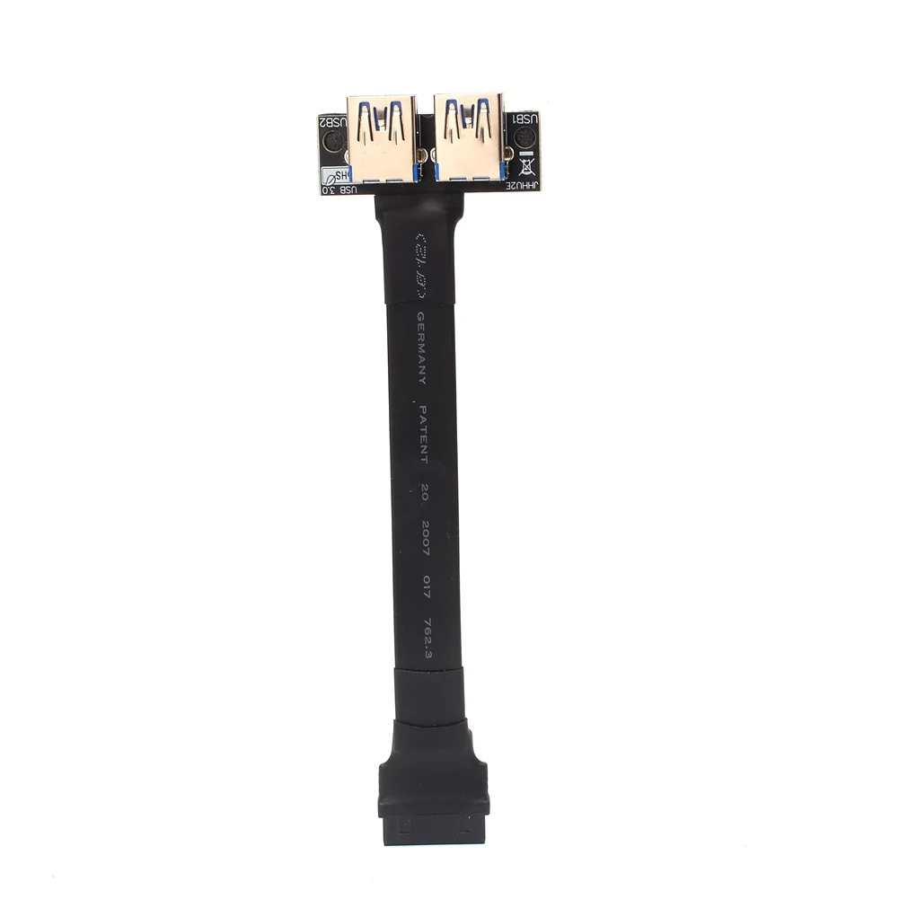 Новый переходник USB3.0/3 1 IDC 19/20P на TypeA внутренний разъем с двумя портами USB3.0 20P