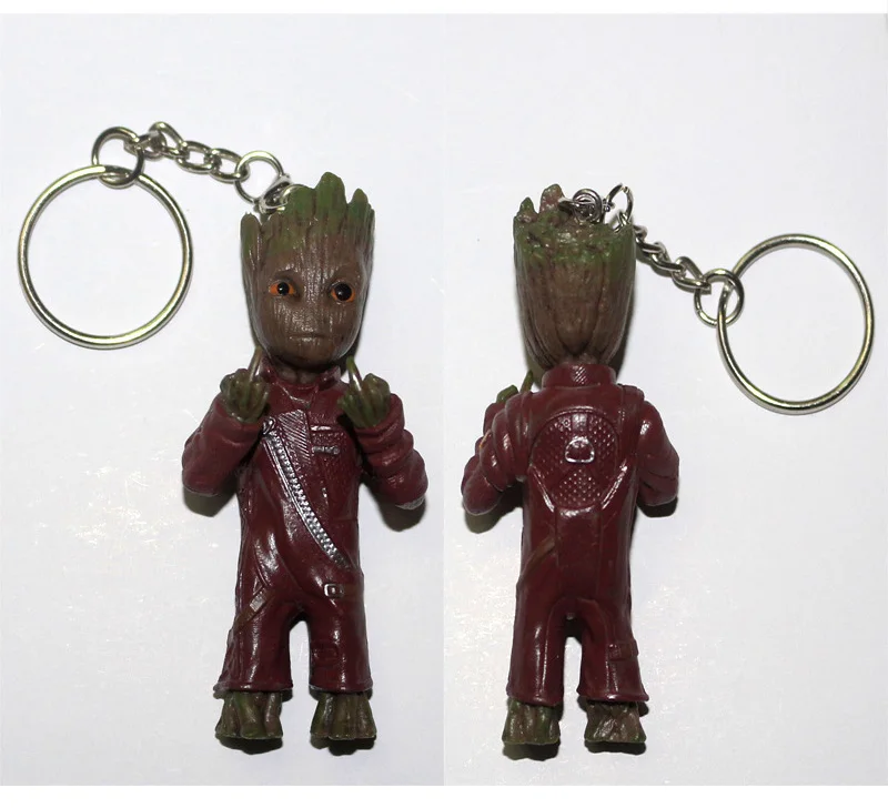 Strongwell кукла Грут связка ключей детское дерево фигурка мужчины Marvel guardiers Groot Cos галактика Мстители украшение фигурка игрушка