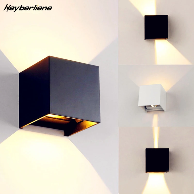 Настенный светодиодный светильник водонепроницаемый настенный с абажуром