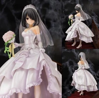 2021 hot 23cm wedding dress tokisaki kurumi date a live action figure toys doll collection christmas gift no box