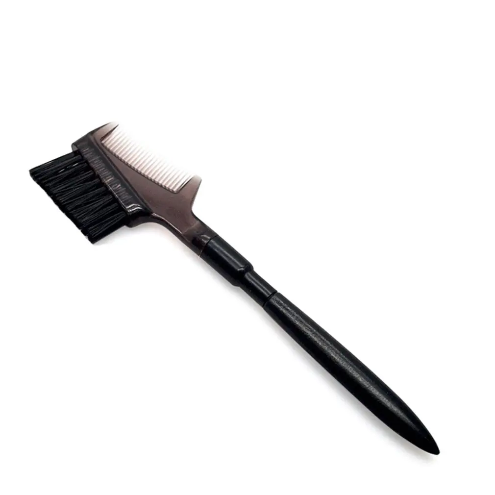 

Makeup Eyelash Eyebrow Brush Comb Wood Handle Double Head Extension Metal Steel Make up Eyelash Comb Beauty Cosmetic Tools