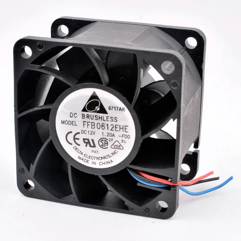 FFB0612EHE 6cm 60mm fan 60x60x38mm DC12V 1.20A server chassis large air volume cooling fan