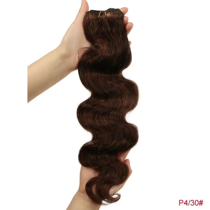 Rebecca волосы бразильские натуральные волнистые 1 пучок Цветные # P1B/30 P4/27 P4/30 P6/27 Remy