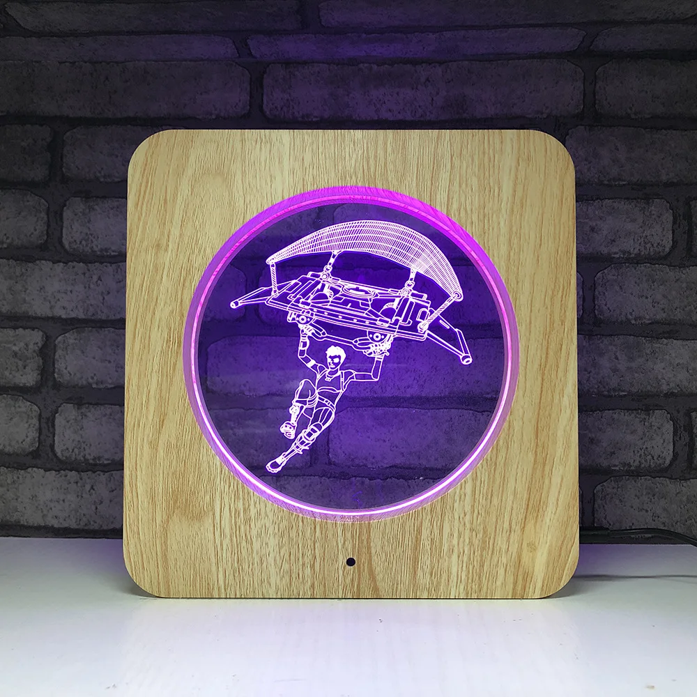 Планерная пластиковая лампа из АБС-пластика линейная Игровая серия 3D