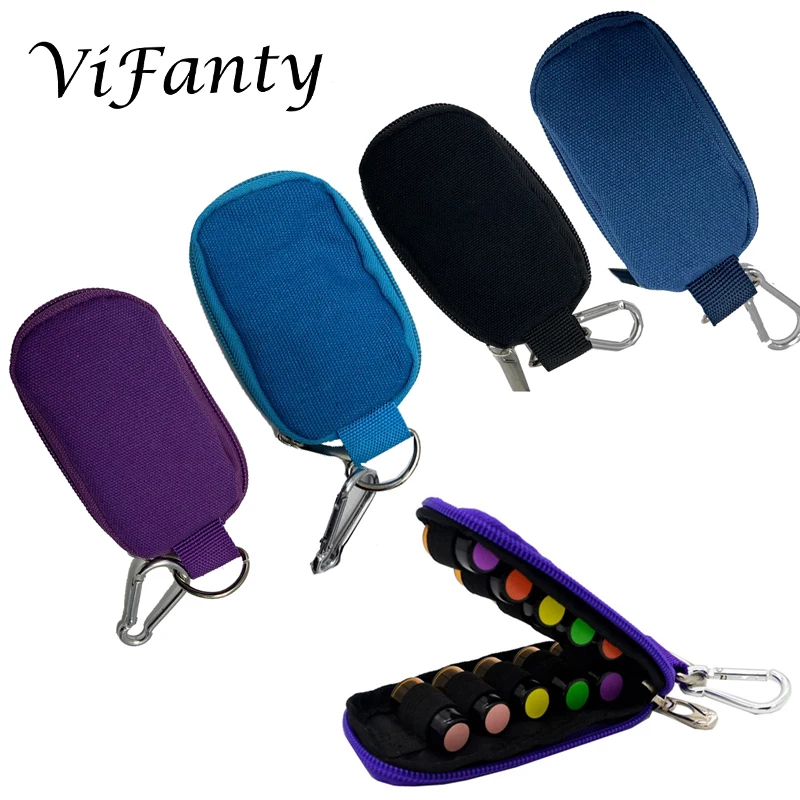 10 бутылок чехол для эфирного масла защищает сумку хранения ключей 2 мл 3 ролики