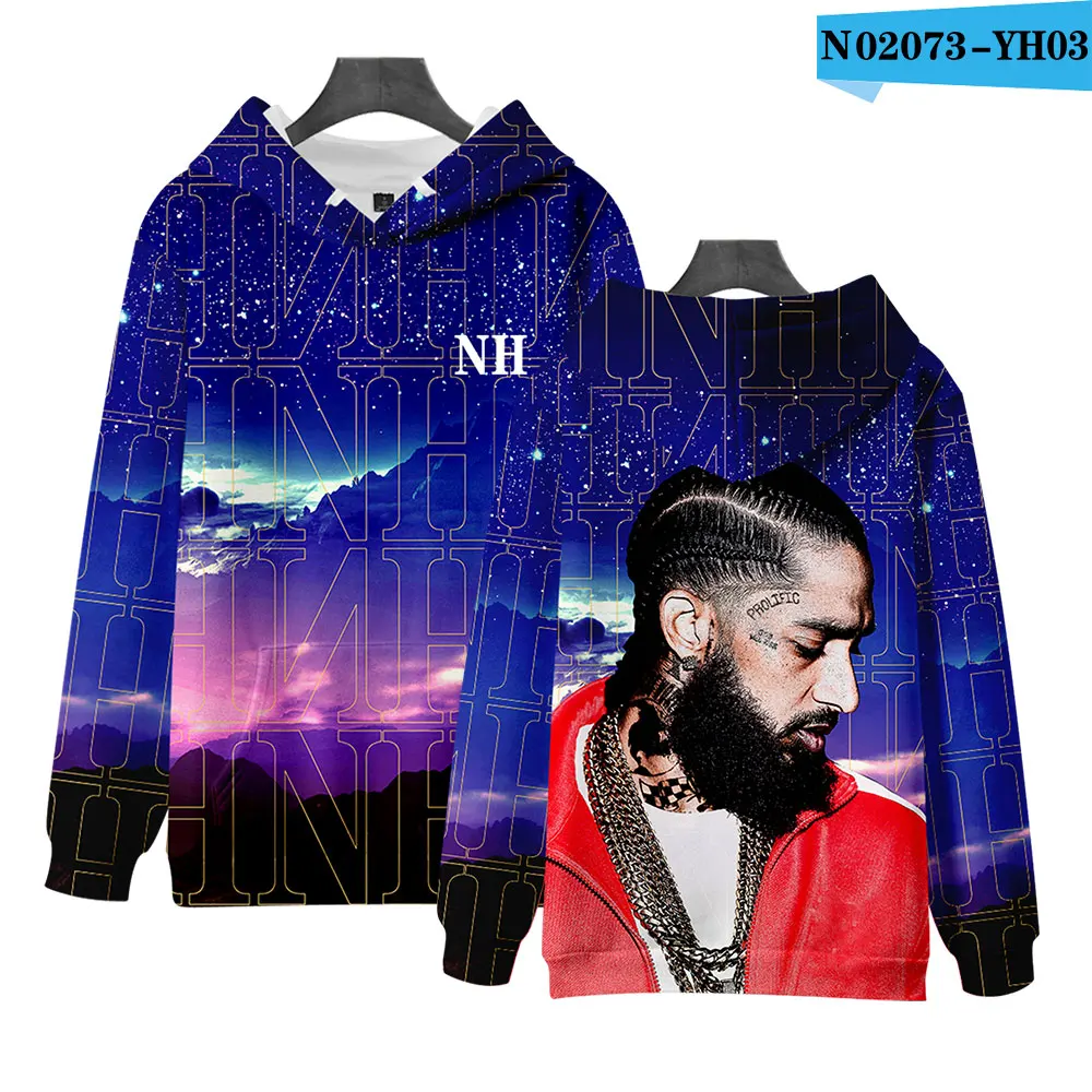 Хип-хоп Nipsey Hussle толстовки для мужчин/wo мужские 3D повседневные толстовки Горячая Распродажа Толстовка Harajuku осенняя одежда для мужчин/wo мужская верхняя одежда - Цвет: R