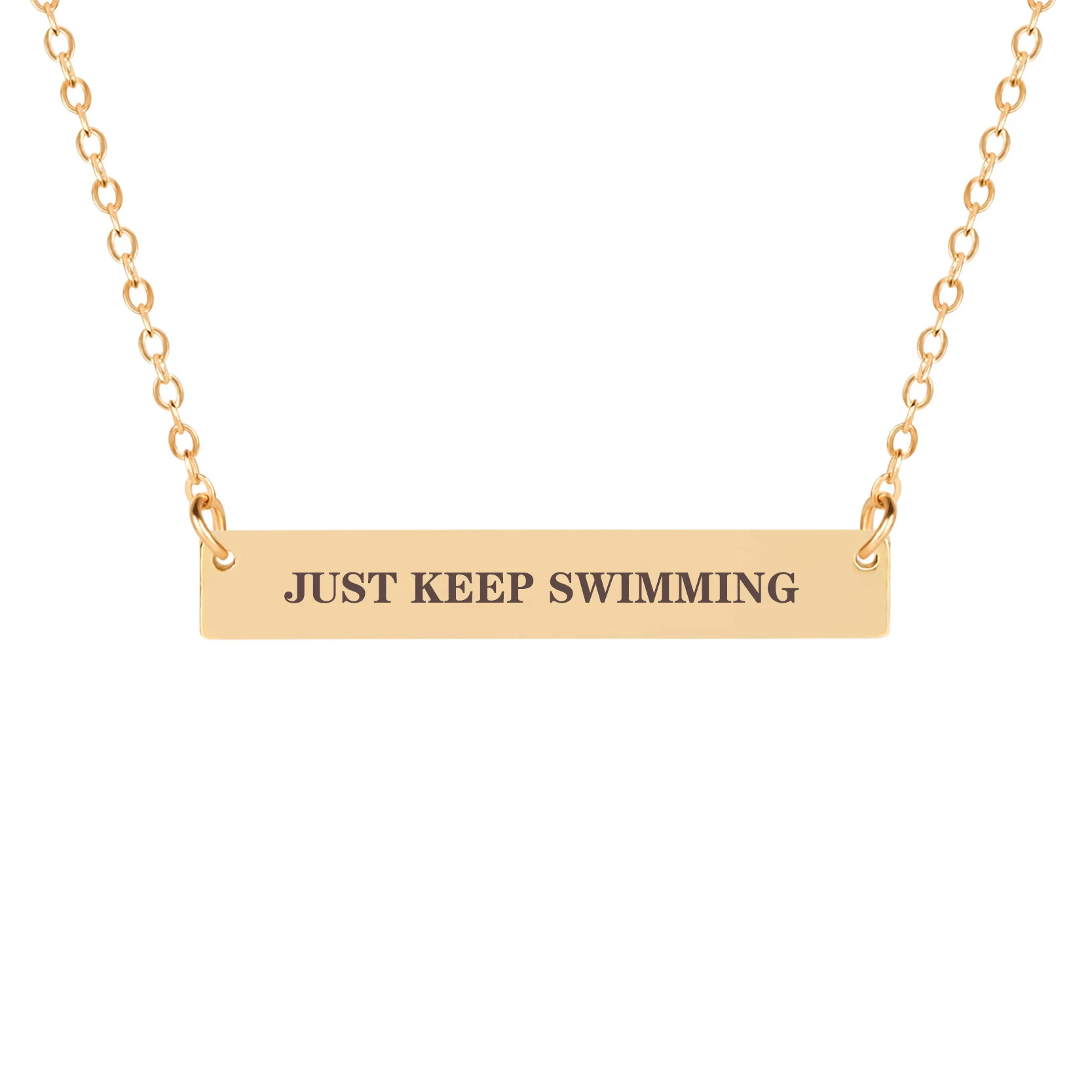 Женское Ожерелье до ключицы с вырезанными буквами|Ожерелья подвеской| |