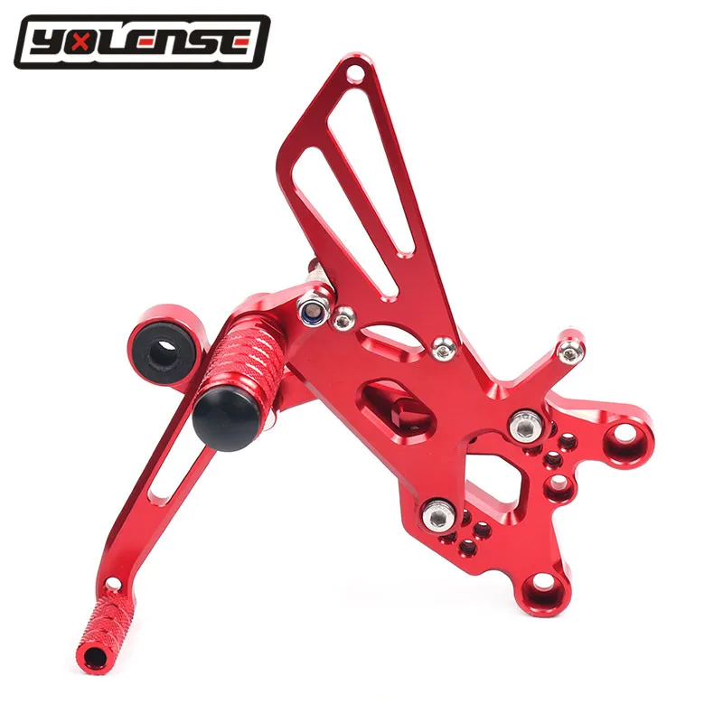 Для YAMAHA YZF R6 YZFR6 2006 2016 2015 2014 2013 2012 2011 2010 2009 Мотоцикл CNC подножка задние комплекты