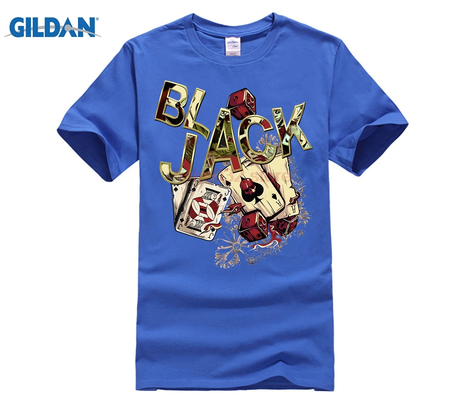 Черные футболки с принтом покера футболка логотипом онлайн Мужская коротким