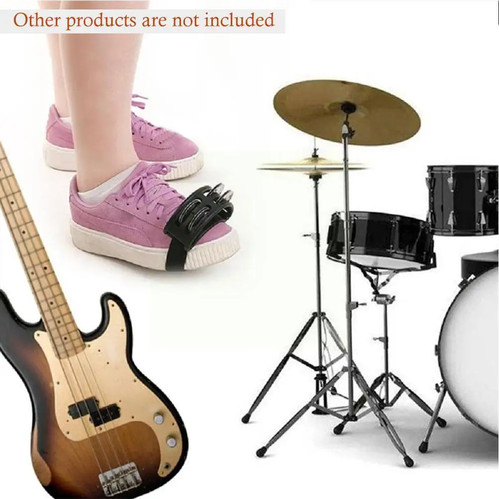 

Elliptical Drum Companion Hand Foot Jingle Drum Children Party Instruments Percussion Musical For Ktv Tambourine Educationa C2m0