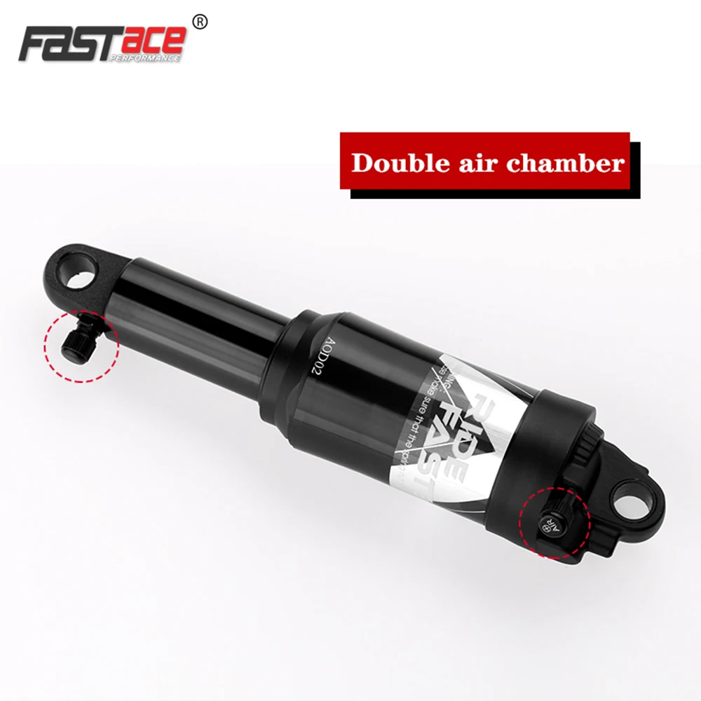Fastace MTB задний амортизатор Складная велосипедная Рама двойная воздушная камера