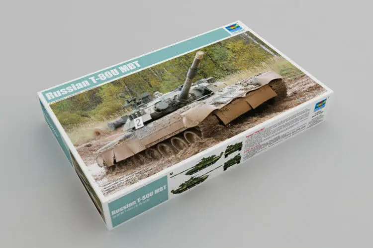 

Trumpeter 09525 1/35 Russian T-80U MBT Main Battle Tank Model Static Car Kit TH08007-SMT2